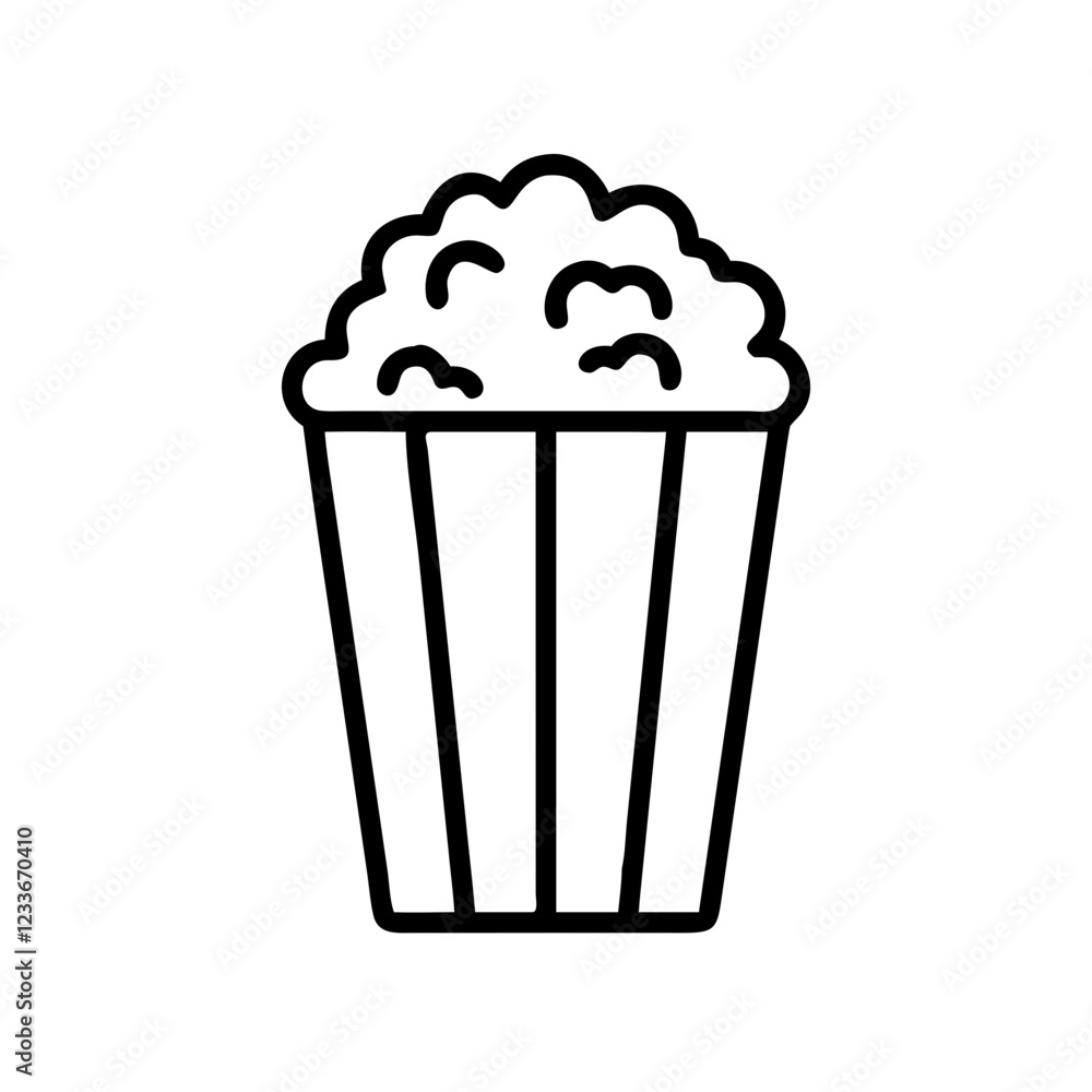 popcorn icon design popcorn icon design