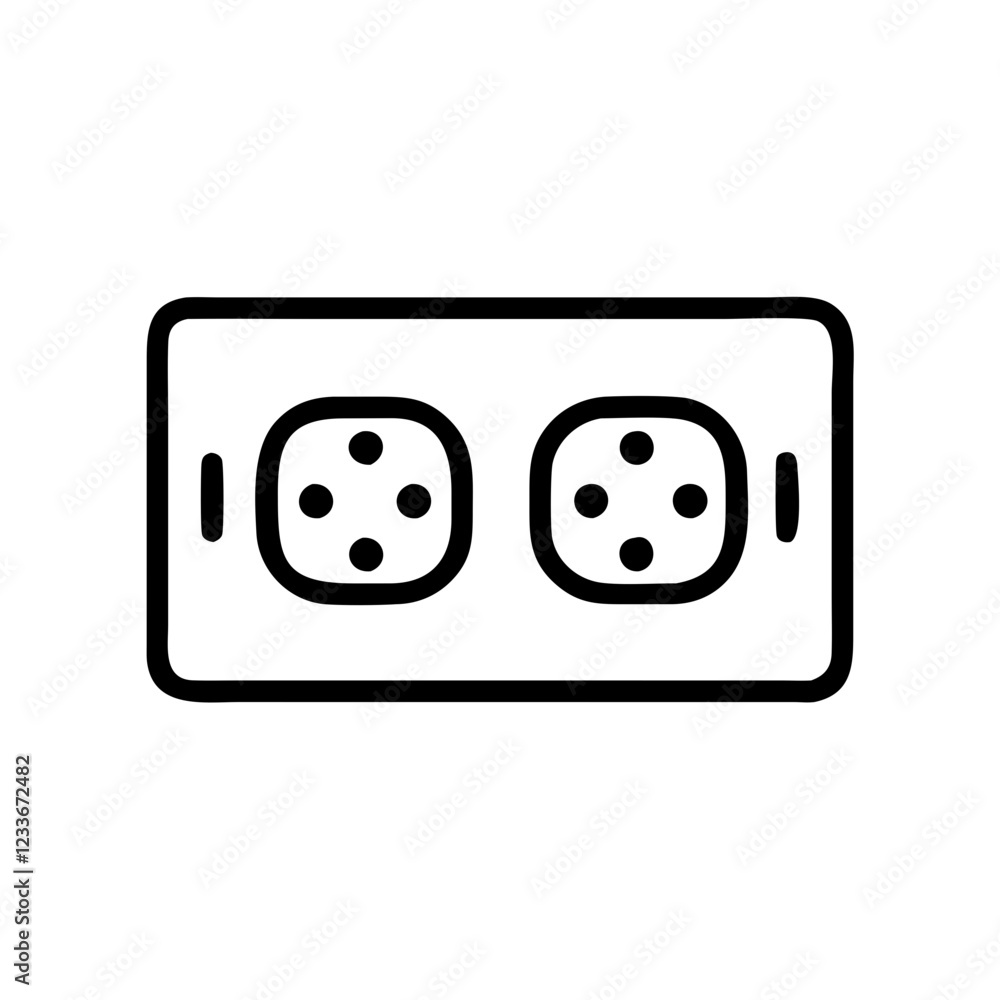 power socket icon design