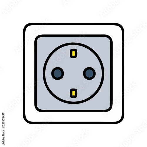 power socket icon design