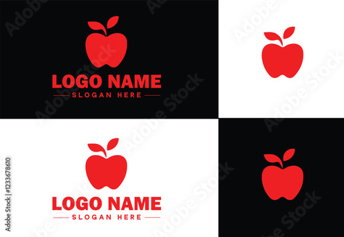 Nutritionist icon Dietitian Nutritional consultant Food specialist flat logo sign symbol editable vector