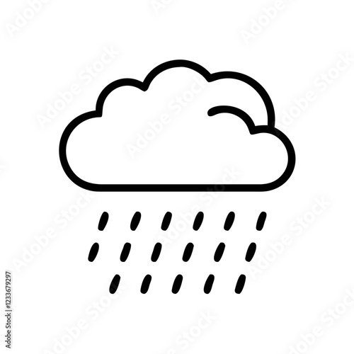 raining icon design