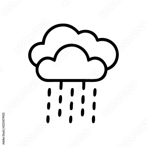 raining icon design