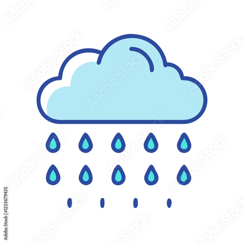 raining icon design