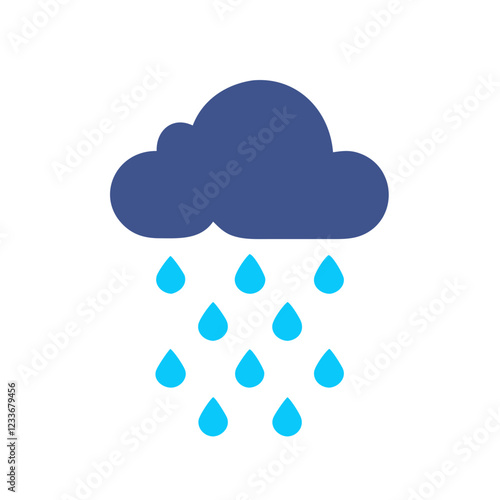 raining icon design