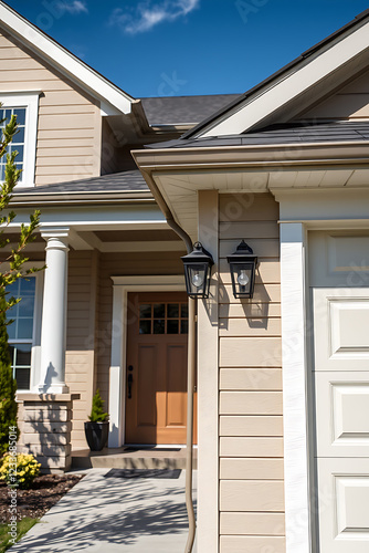 Captivating Home Exterior: Architectural Design, Landscaping, and Refined Details