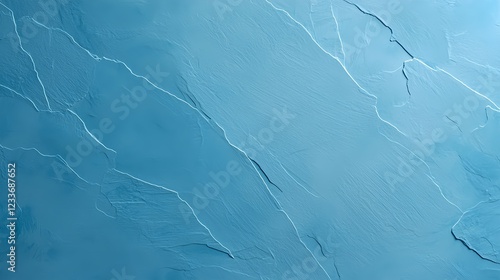 Abstract Blue Water Ice Texture Background with Lines and