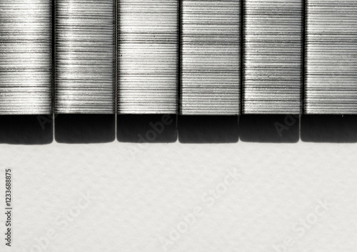 stack of books on white