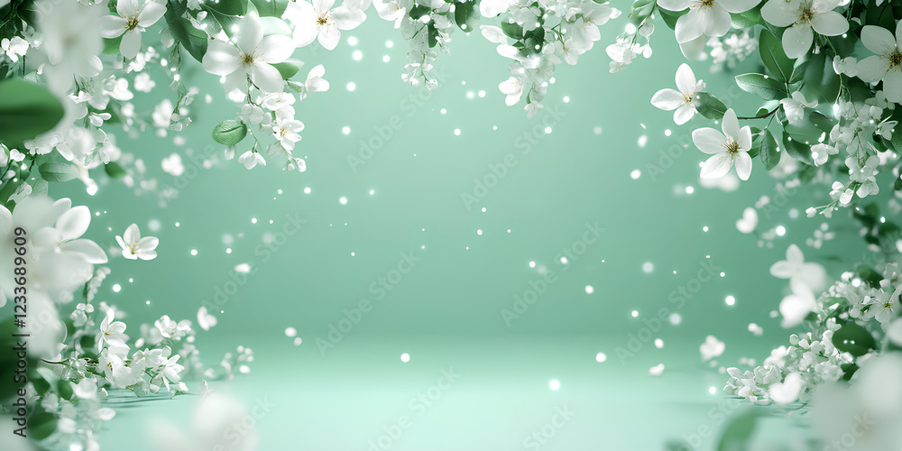 Jasmine bloom A beautiful white flower of Jasmine falling in the air isolated on the background. Abstract art design for wallpaper, wall arts, cover, wedding and invite card Jasmine bloom A beautiful white flower of Jasmine falling in the air isolated on the background. Abstract art design for wallpaper, wall arts, cover, wedding and invite card