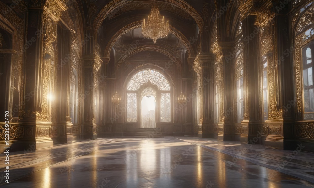 Palace with delicate filigree and glittering gemstones, palace, intricate details, architecture Palace with delicate filigree and glittering gemstones, palace, intricate details, architecture