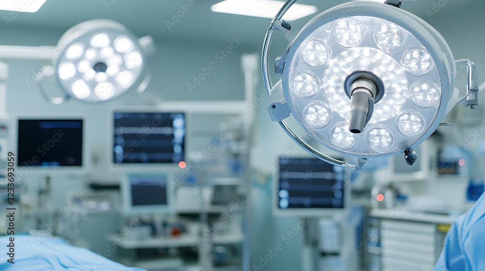 A modern operating room equipped with advanced medical equipment, showcasing a clean and high-tech environment.
A modern operating room equipped with advanced medical equipment, showcasing a clean and high-tech environment.