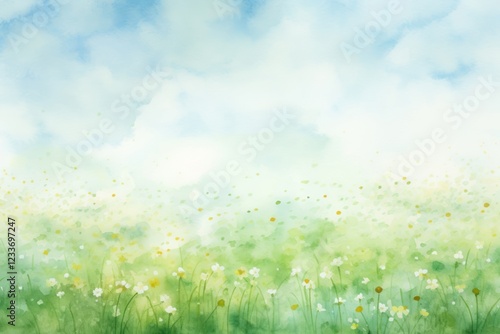 Fototapeta Naklejka Na Ścianę i Meble -  Meadow background backgrounds grassland outdoors.