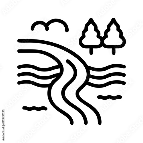 river icon design