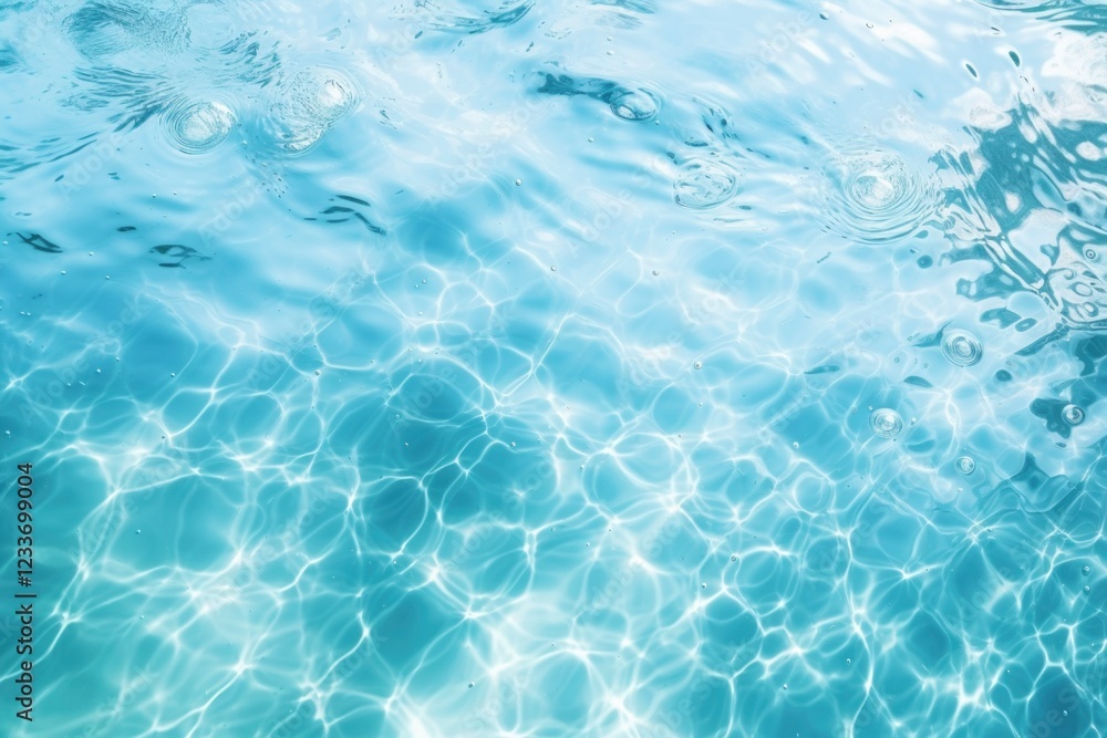 Obraz premium Abstract blue water flow background