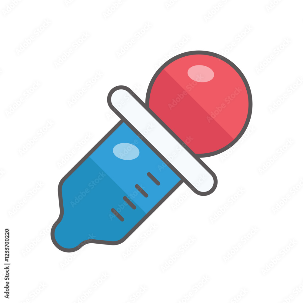 Test Tube icon design stock illustration Test Tube icon design stock illustration