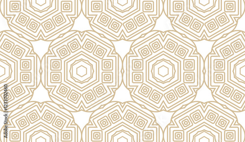 Geometric pattern in repeat. Seamless background, Design for prints on fabrics, textile, paper, wallpaper, interior, patchwork