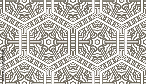 modern geometric seamless pattern with simple form. vevctor illustration. for interior design, wallpaper