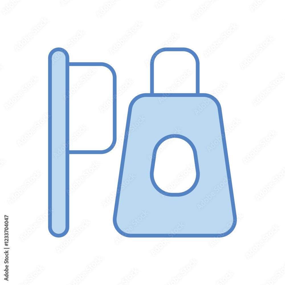 Tootpaste icon design stock illustration Tootpaste icon design stock illustration