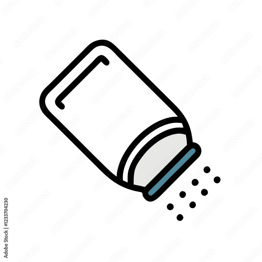 salt shaker icon design salt shaker icon design