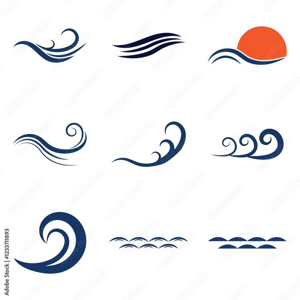 Wave Logo Vector Art, Icons, and Graphics Wave Logo Vector Art, Icons, and Graphics