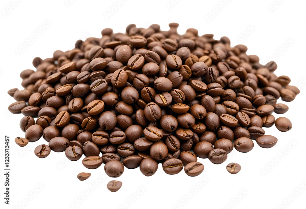 roasted coffee beans stacked on white background
roasted coffee beans stacked on white background