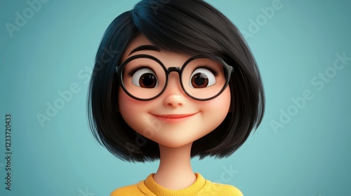 Wallpaper Mural A 3D-style cartoon character of a happy businessman giving a thumbs-up gesture, exuding positivity and confidence. Torontodigital.ca