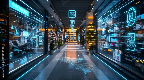 Futuristic Retail Store Using IoT Sensors to Track Inventory, Analyze Customer Preferences, and Optimize Shopping Experiences Efficiently