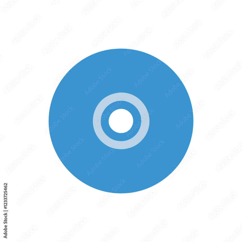 CD Icon for Digital Media Storage CD Icon for Digital Media Storage