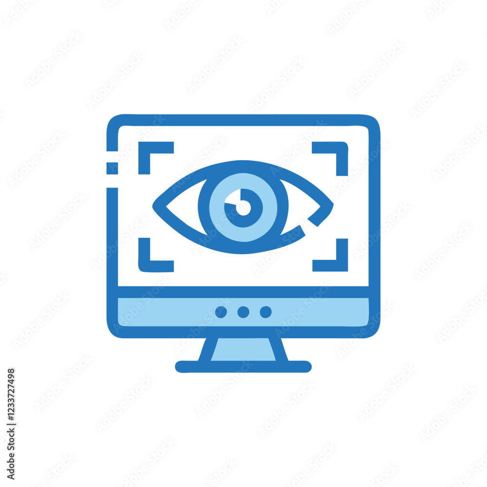 Computer Vision Technology Icon Computer Vision Technology Icon