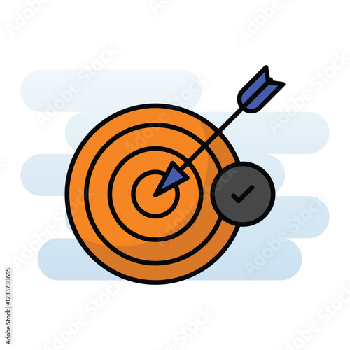 Target vector icon