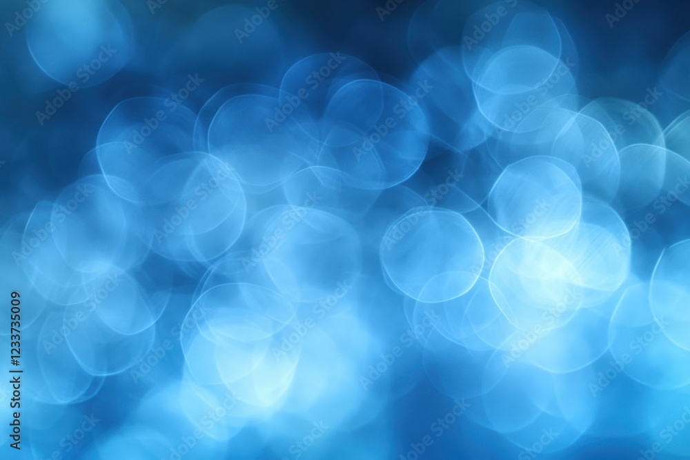 Abstract blue bokeh lights, blurred background, night, design Abstract blue bokeh lights, blurred background, night, design