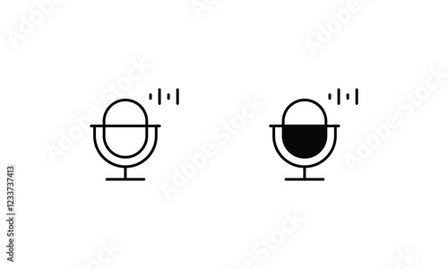 Wallpaper Mural Recording icons set vector stock illustration Torontodigital.ca