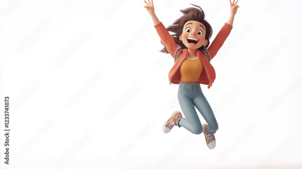 A cheerful, smiling cartoon character of an elderly grandmother giving a thumbs-up gesture in a 3D style design. A cheerful, smiling cartoon character of an elderly grandmother giving a thumbs-up gesture in a 3D style design.
