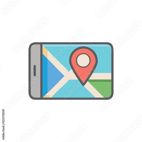  Efficient GPS Navigation Icon