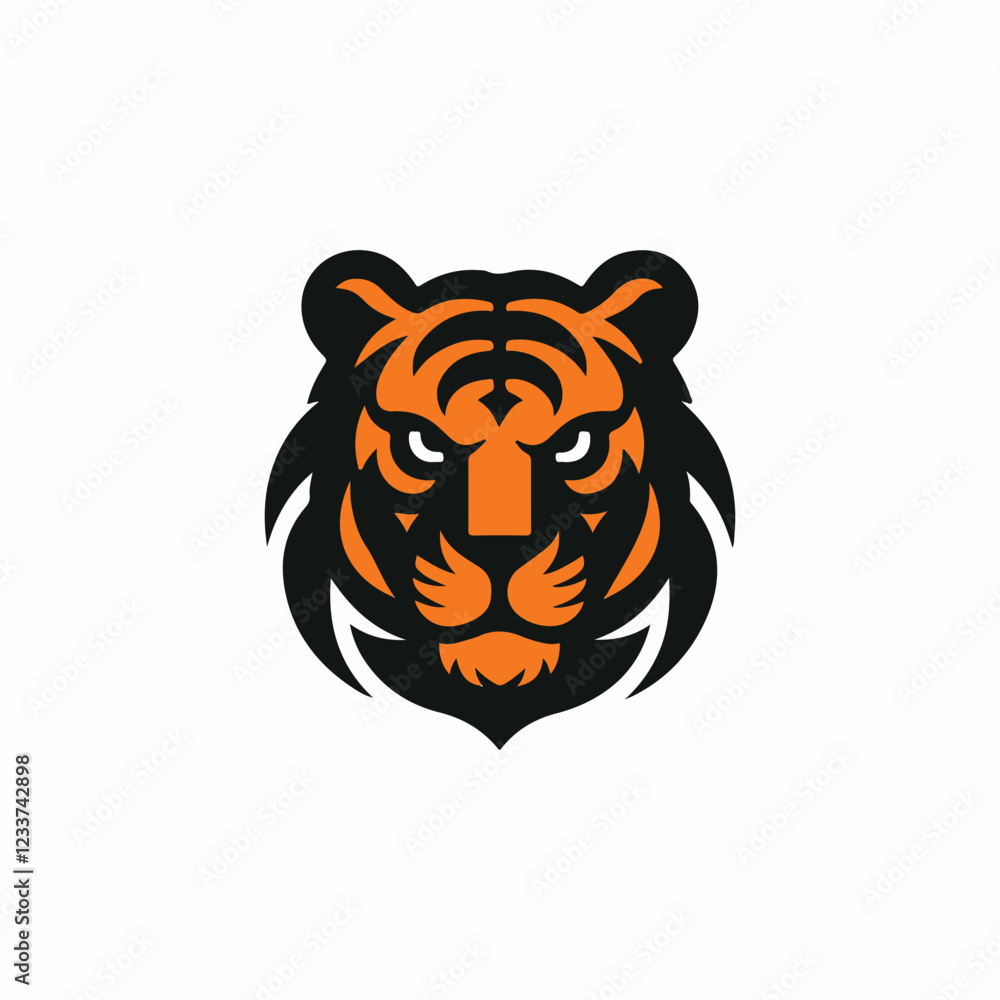 Obraz premium Tiger company logo