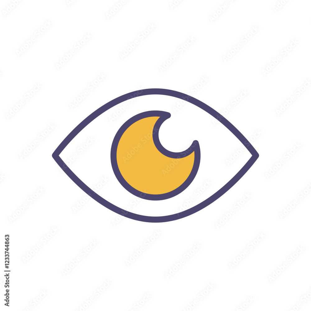 View icon. Userinter face icon design. vector graphic View icon. Userinter face icon design. vector graphic