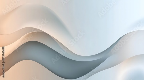 Abstract Wave Pattern Soft Hues Background Design