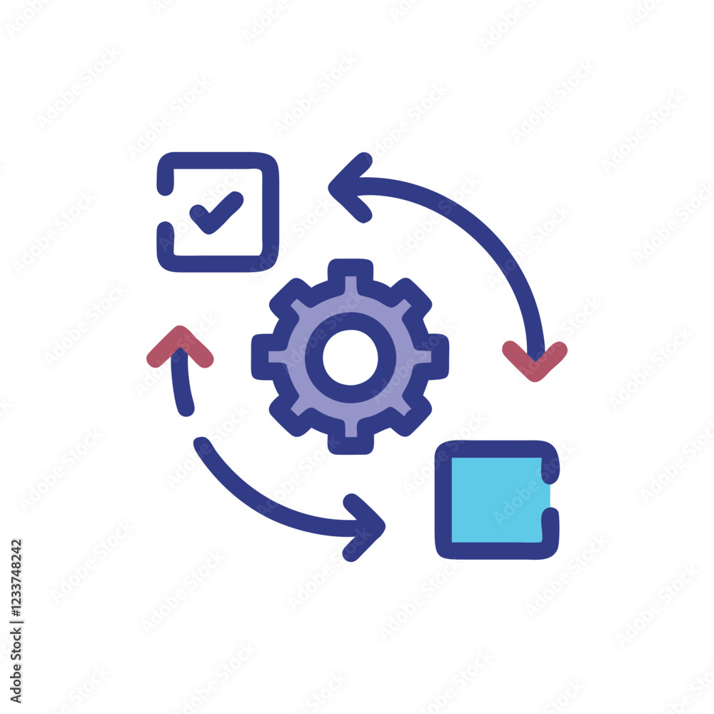 Essential Iterative Development Icon for Agile Teams Essential Iterative Development Icon for Agile Teams