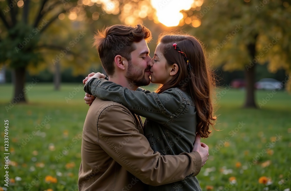 hipster boy and girl in park hipster boy and girl in park