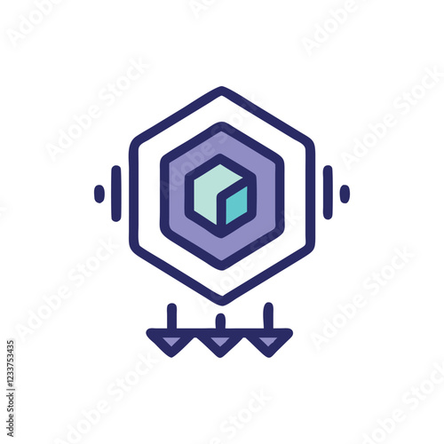  NFT Technology Icon
