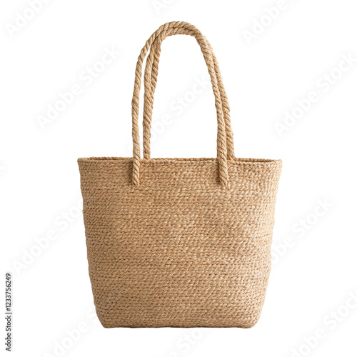 Elegant Eco-Friendly Woven Straw Tote Bag with Durable Handle – Perfect for Beach, Shopping, and Everyday Use