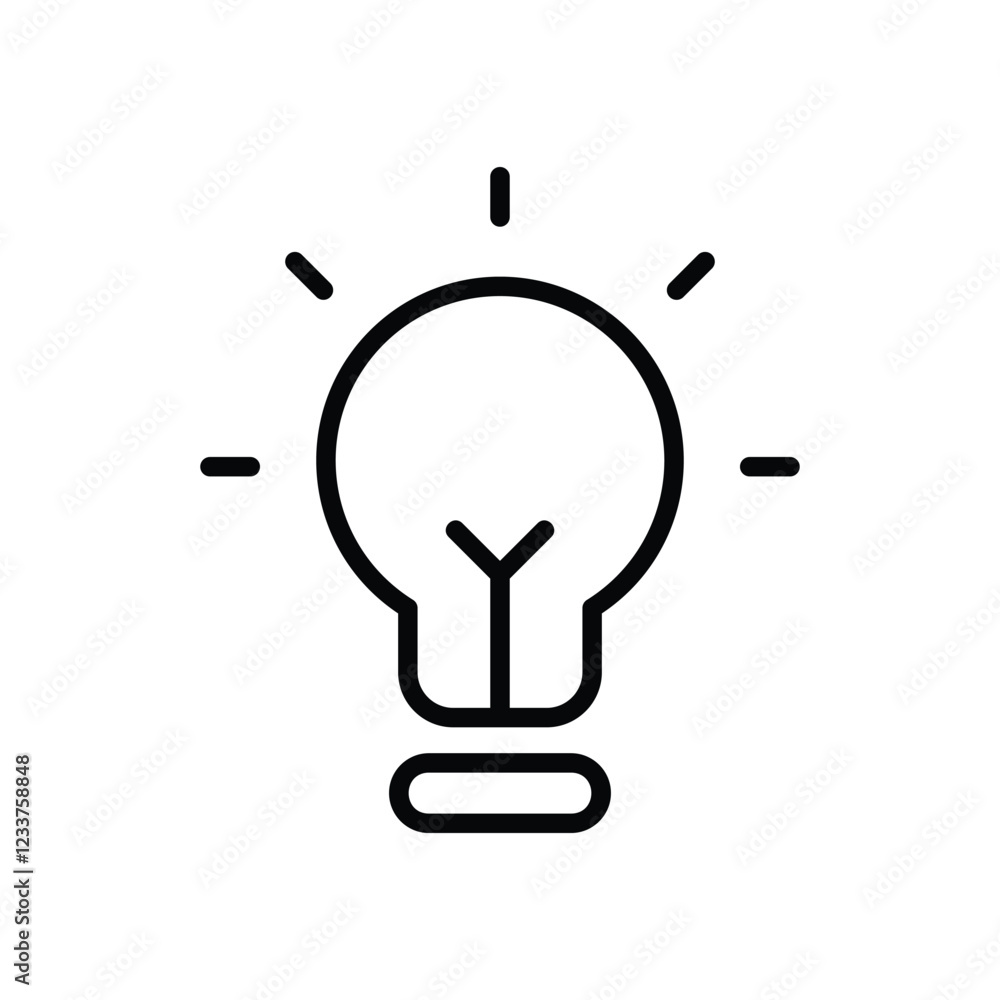 Idea icon. Userinter face icon design. vector graphic Idea icon. Userinter face icon design. vector graphic