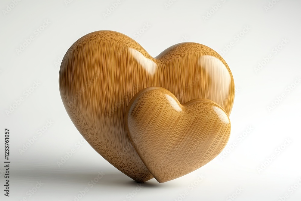 Intertwined Bamboo Hearts: A Symbol of Love and Unity Intertwined Bamboo Hearts: A Symbol of Love and Unity