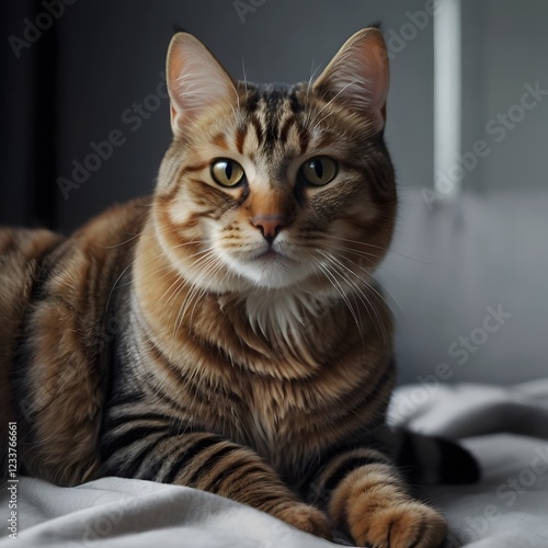 close up of a cat