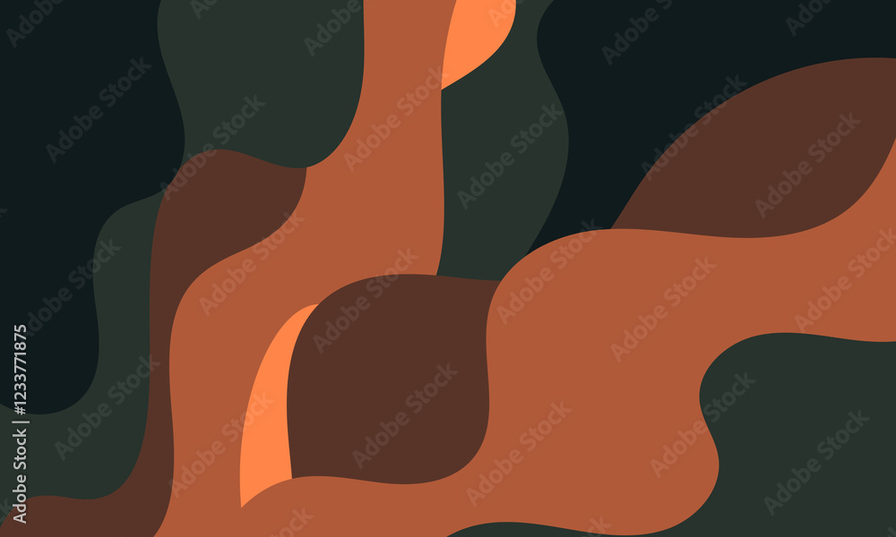 Obraz premium collection Colorful liquid and fluid background for summer, beutiful waves summer background.