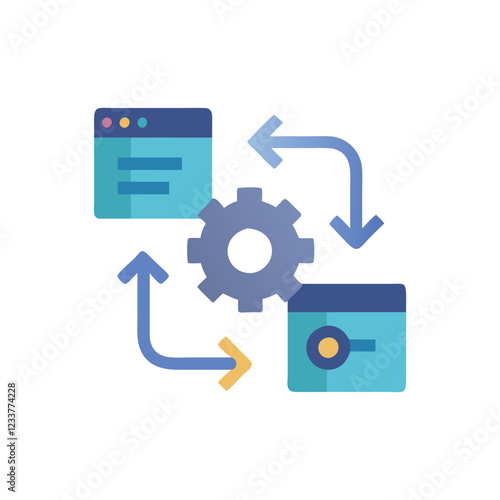  Software Version Management Icon