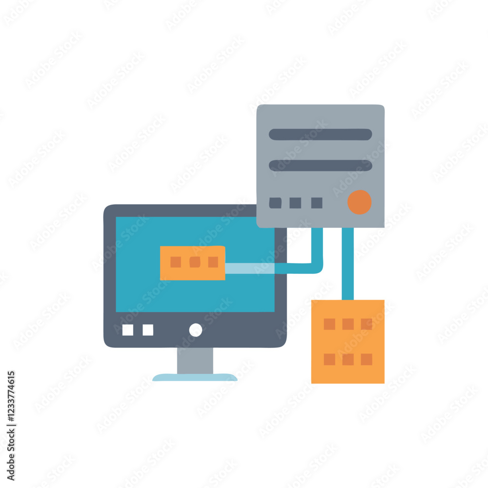 Comprehensive Virtual Machine Icon for Management Comprehensive Virtual Machine Icon for Management