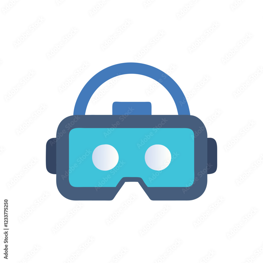 Comprehensive VR Headset Icon for Virtual Reality Comprehensive VR Headset Icon for Virtual Reality