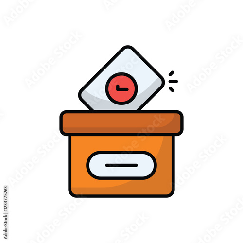 Voting vector icon