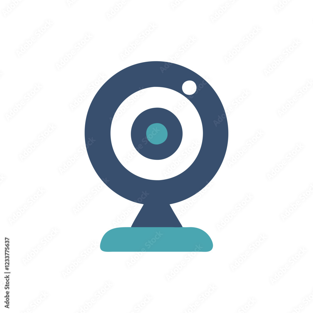 Comprehensive Webcam Icon for Digital Interaction Comprehensive Webcam Icon for Digital Interaction