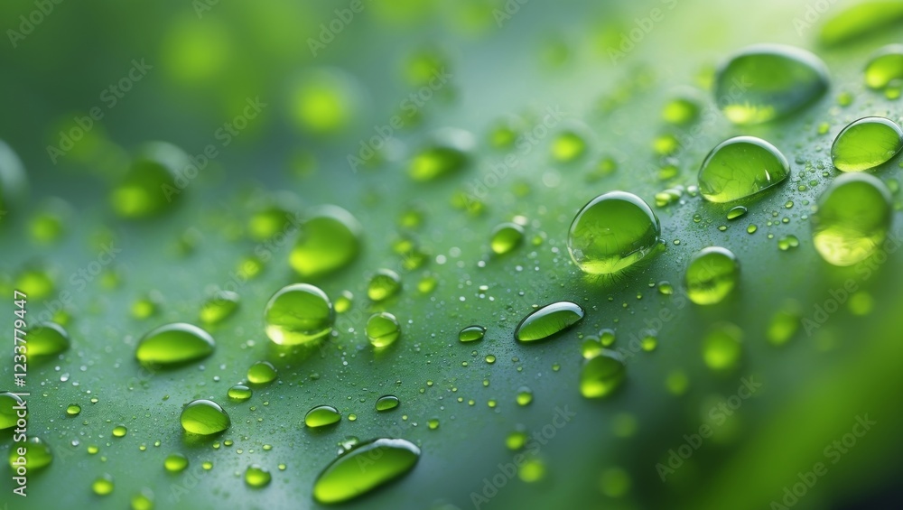 a close up of a green background with water droplets. a close up of a green background with water droplets.